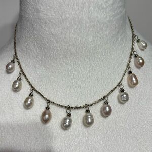 Vintage faux pearl necklace